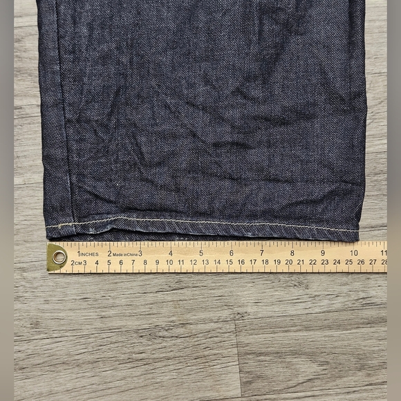 New Vintage Y2K G-Unit Spellout Blue Jeans 43X38 2006 Embroidered Baggy - Picture 14 of 16